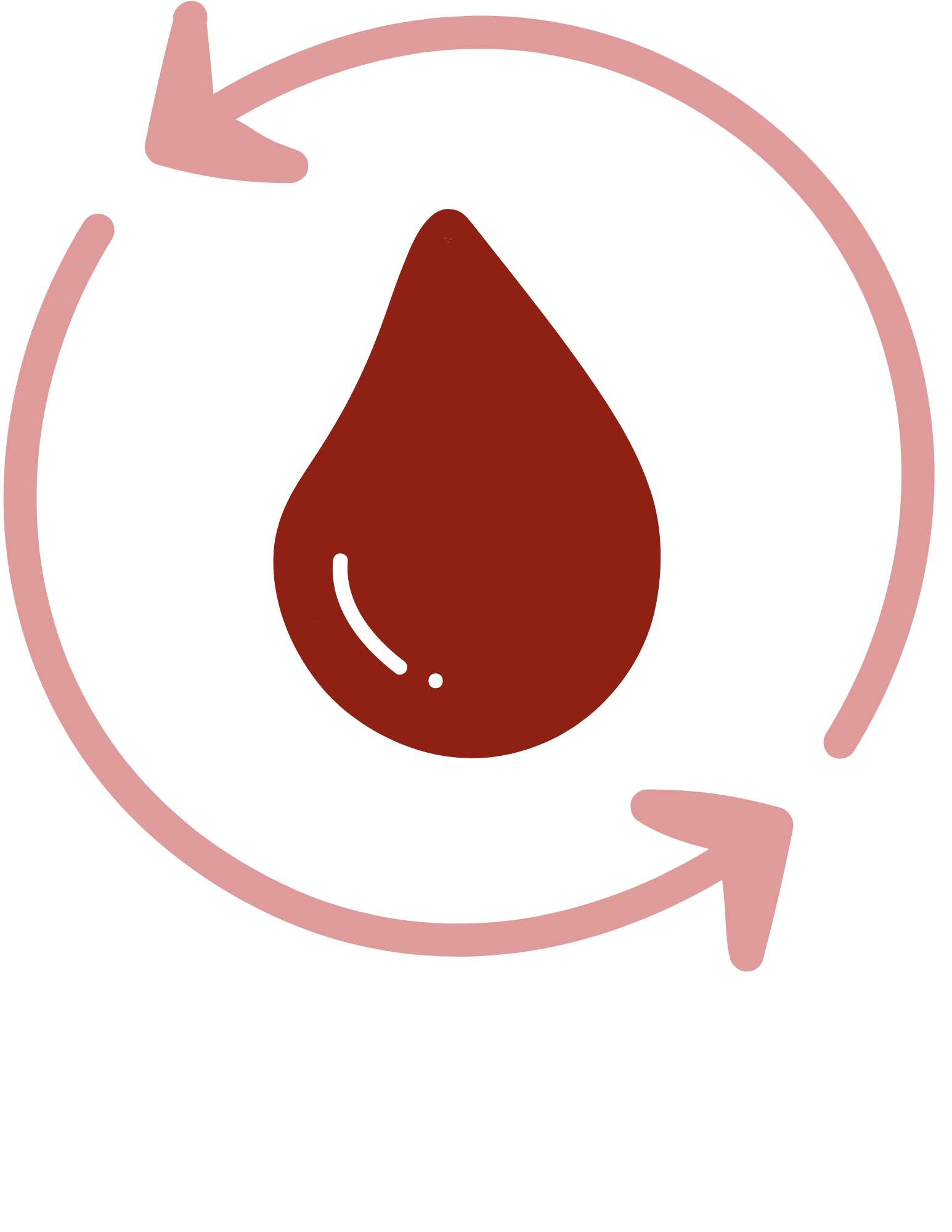 red drop of blood